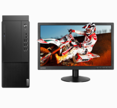 联想/LENOVO 启天M455-A245+ThinkVision TE22-14 （21.45英寸）主机+显示器/台式计算机