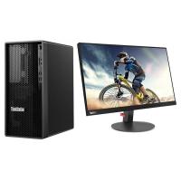 联想/Lenovo ThinkStation K-C1208+ThinkVision T24A-10（23.8英寸） 台式计算机